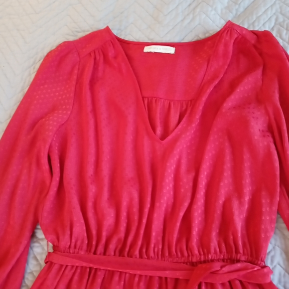 Chelsea & Violet red long sleeve dress - Picture 7 of 7